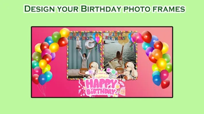 Birthday Photo Frames android App screenshot 7